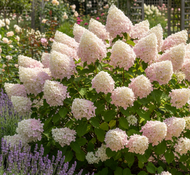 Гортензія волотиста &lsquo;Mega Pearl&lsquo;​ (Hydrangea paniculata &lsquo;Mega Pearl&lsquo;​) C3 Mega Pearl фото